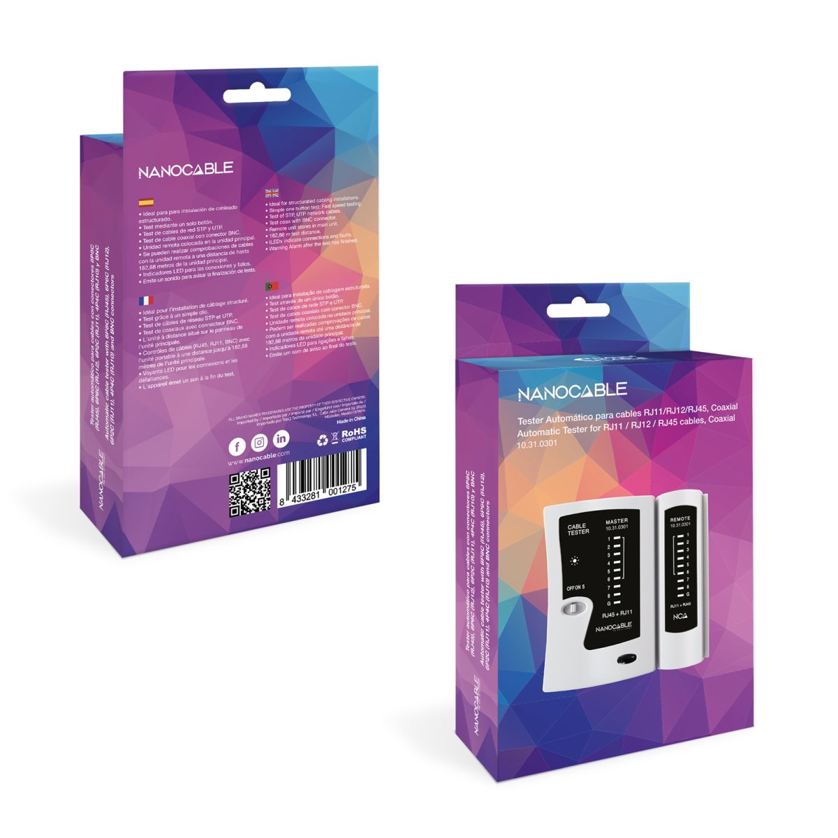 HERRAMIENTA TESTEO RJ11 / RJ12 / RJ45 - Imagen 2