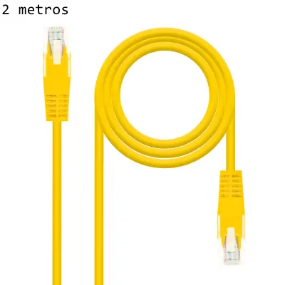 LATIGUILLO RJ45 CAT6 2M AMARILLO