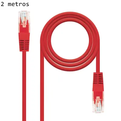 LATIGUILLO RJ45 CAT6 2M ROJO