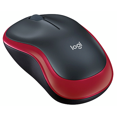 RATON LOGITECH INALAMBRICO M185 ROJO