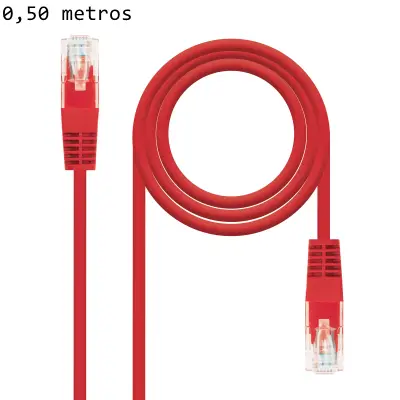 LATIGUILLO RJ45 CAT6 0-5M ROJO