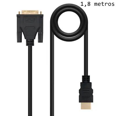 CABLE DVI-D M - HDMI 1-8 METROS