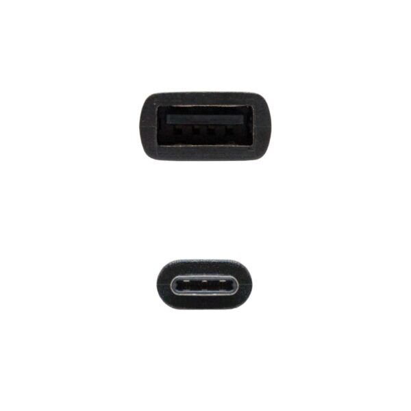 CABLE USB 2.0 TIPO C OTG 15CM