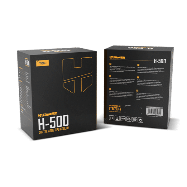VENTILADOR CPU NOX HUMMER H-500 ARGB
