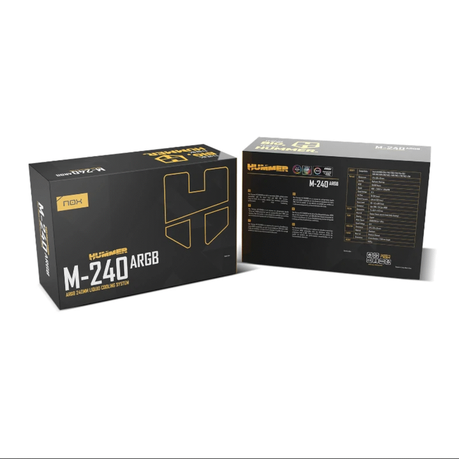REFRIGERACION LIQUIDA NOX M-240 ARGB