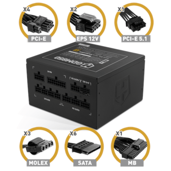 FUENTE ALIMENTACION NOX HUMMER GDM850