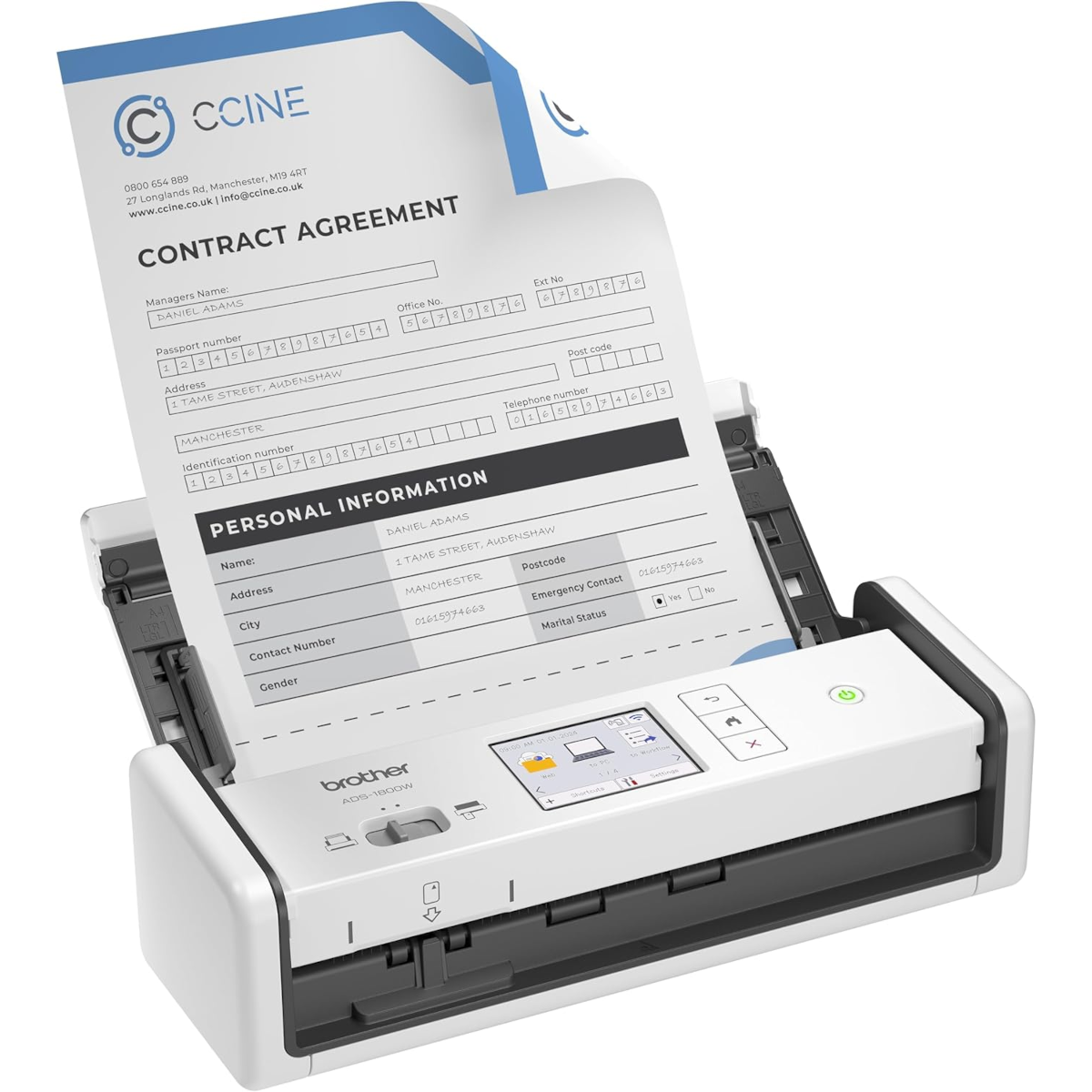 ESCANER DOCUMENTAL BROTHER ADS-1800W