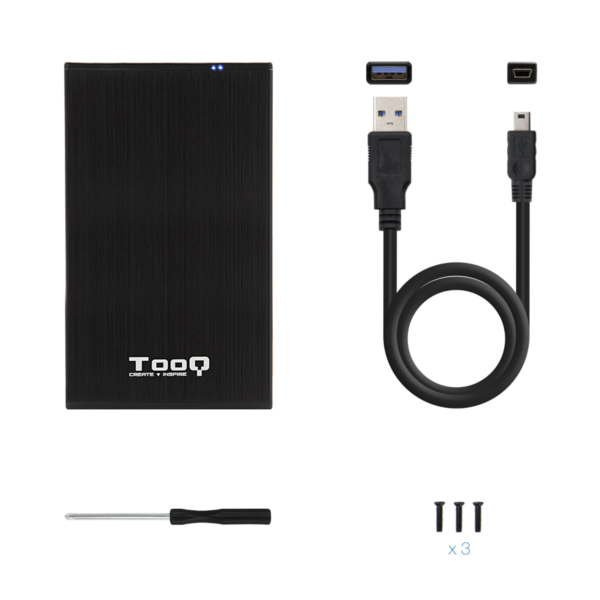 CAJA EXTERNA USB 3-1 TOOQ TQE-2522B
