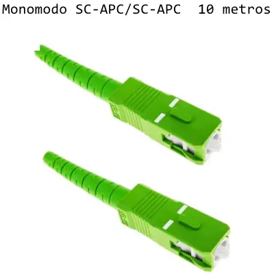LATIGUILLO FIBRA SC-APC-SC-APC MONOMODO 10 METROS