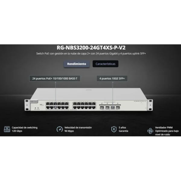 SWITCH REYEE RG-NBS3200-24GT4XS-P-V2